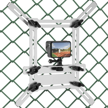 Fence Mount for GoPro, iPhone, Phones, Digital Action Camera, to a Chain Link Fence for Recording Baseball,Softball