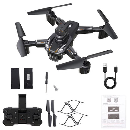 JLLOM Dual Camera Drone - 4K HD Quadcopter with Foldable Design and Obstacle Avoidance Technology