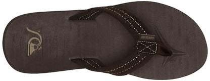 Quiksilver Men's Carver Suede 3-Point Flip-Flop