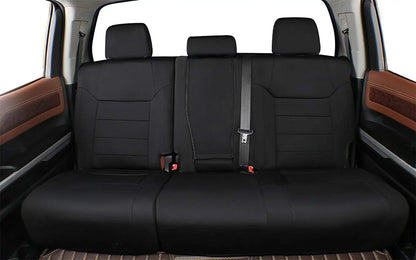 EKR Custom Fit Taos Car Saddle Covers for Volkswagen Taos S SE 2022 2023 -Full Set Neoprene Auto Saddle Covers(Black)