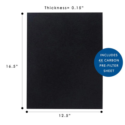 Hepa Filter for Winix 115115 Replacement Filter A for C535, 5300-2, 6300-2,P300, 5300 and 5500 (1 Set)