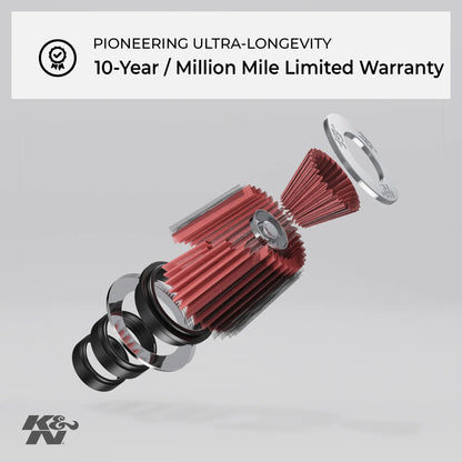 K&N Engine Air Filter: High Performance, Premium, Washable, Industrial Replacement Filter, Heavy Duty: E-3019