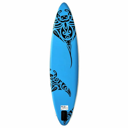 MABOTO Inflatable Paddleboard Set 126"x29.9"x5.9" Blue