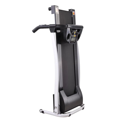 Foldable Electric Treadmill with LCD Display - 63.5 - Get fit at home with our foldable treadmill!