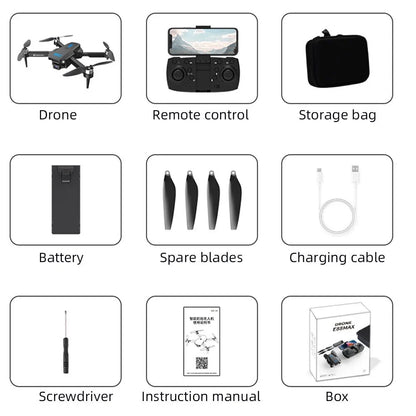 Kydely Foldable 4K Camera Drone with WiFi FPV Altitude Hold Mode 20min Battery Life
