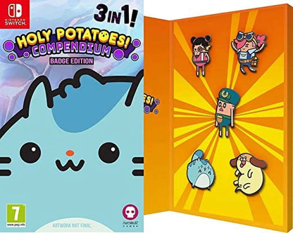 Holy Potatoes Compendium Badge Edition Limited Run 3 Game Collection Nintendo Switch