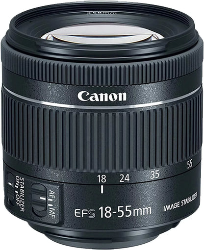 Canon EOS 850D Rebel T8i DSLR Camera w/EF-S 18-55mm F/4-5.6 STM Zoom Lens + 128GB Memory + Case + Tripod + Filters 36pc Bundle