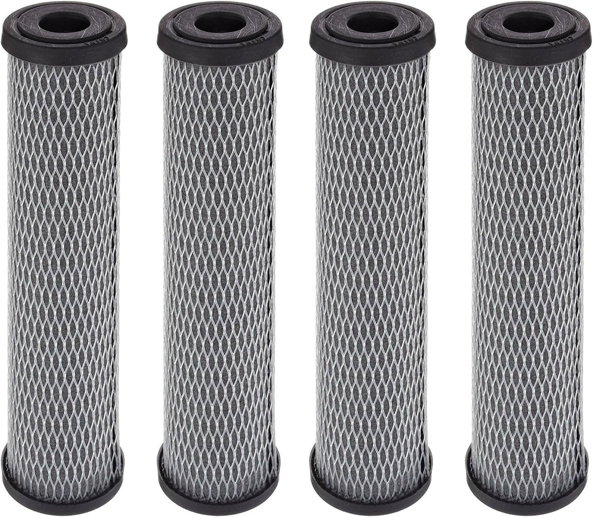Pentek C1 Carbon Filter Cartridge, 9-3/4 x 2-1/2, 5 Micron (4, 1 Pack)
