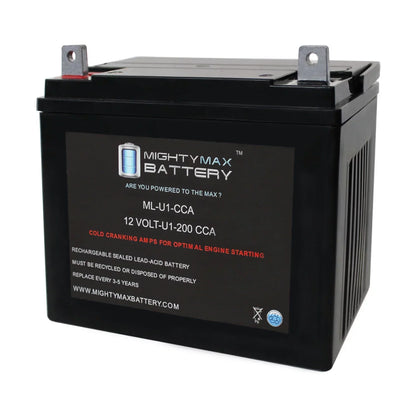 ML-U1 12V 200CCA Battery for Bobcat Fastcat Pro 942406H 0Turn Mower