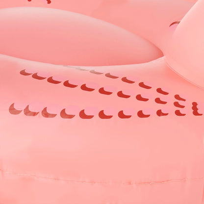 SWIMLINE ORIGINAL 90627 Giant Inflatable Flamingo Pool Float Floatie Ride-On Lounge W/ Stable Legs Wings Large Rideable Blow Up Summer Beach Swimming Party Lounge Big Raft Tube Decoration Toys Kids