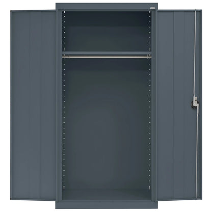 Elite Series Wardrobe Cabinet with Adjustable Shelf, 36"W x 24"D x 72"H, Charcoal
