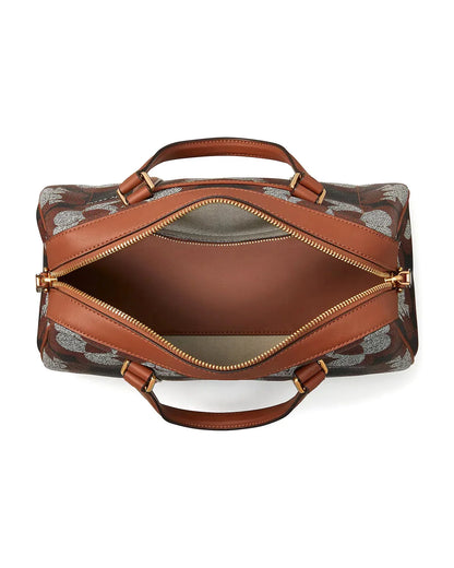 Spade Flower Monogram Eleanor Medium Satchel