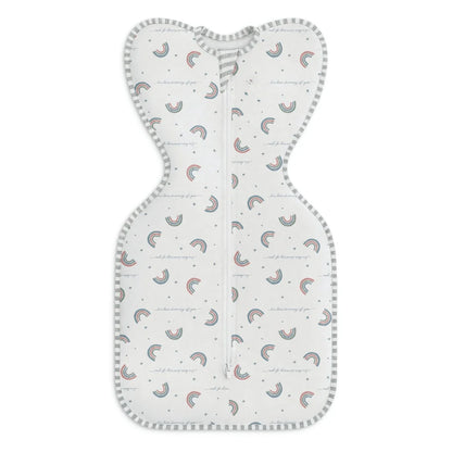 Breathable Cotton Baby Swaddle with Arms-Up Wing Shape