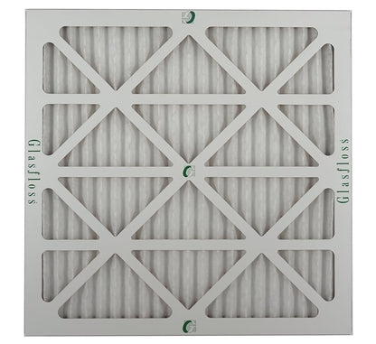Glasfloss Air Filter 20x20x2 - 2" MERV 10 - (Pack of 4) - Pleated AC or HVAC Air Filter - Furnace Air Filter - Home or Office - Made In The USA.