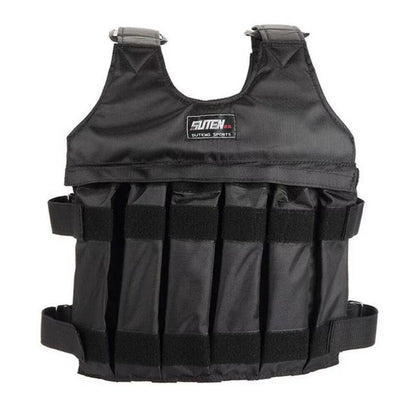 Gym Weighted 44lbs-110lbs Running Workout Weight Vest Adjustable Weight Vest Training Fitness Adjustable 110LBS(50KG)