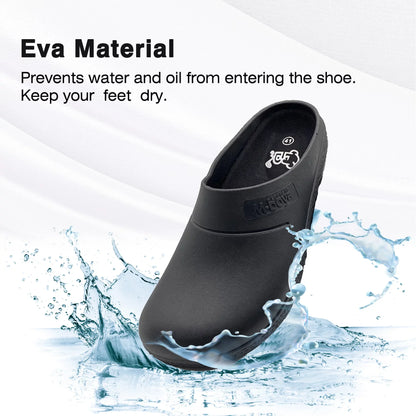 FULORIS Slip Resistant Kitchen Shoes Oil Resistant Chef Shoes for Men Adult