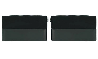 2) Rockville MAC525B 5.25" 360° Swivel Black Aluminum Surface Mount Speaker Pods