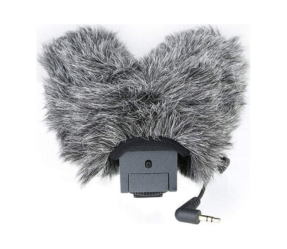 Movo WS-SM440 Furry Outdoor Microphone Windscreen Muff Custom Fit for Sennheiser MKE 440 Compact Stereo Shotgun Microphone