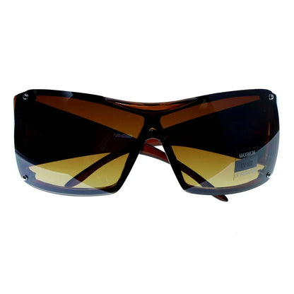 Mi Amore UV protection Tattoo print Goggle-Sunglasses Brown Frame & Brown Lens
