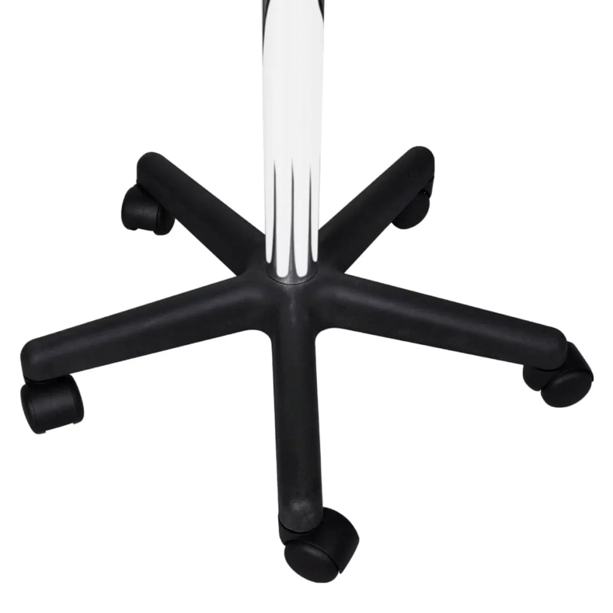 OWSOO Office Stool White Faux Leather