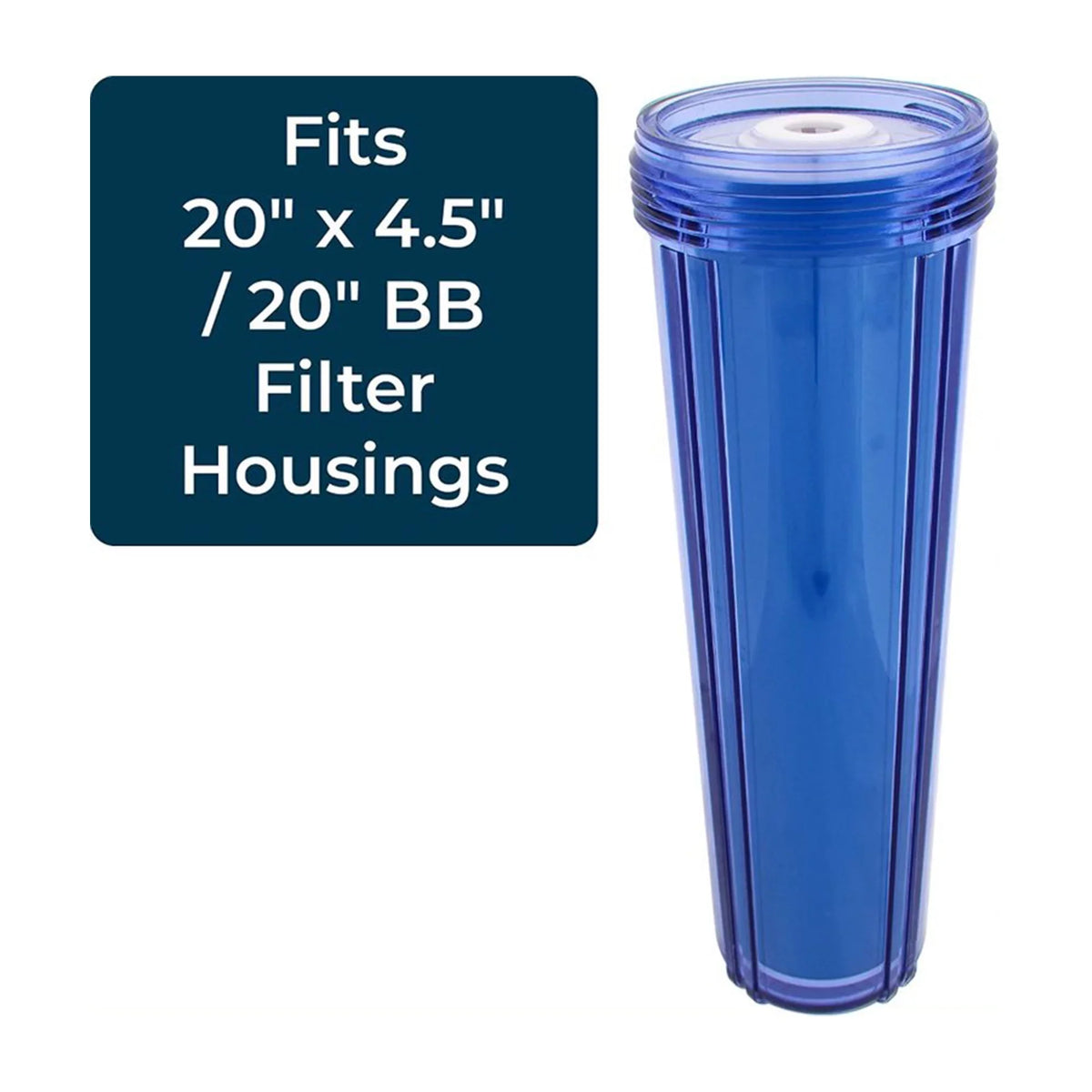 SpiroPure 20 Micron Granular Activated Carbon Water Filter, 4 Pack