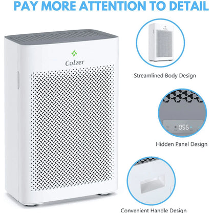 Open Box Colzer Air Purifier With Hepa Composite Filter EPI-328 - WHITE