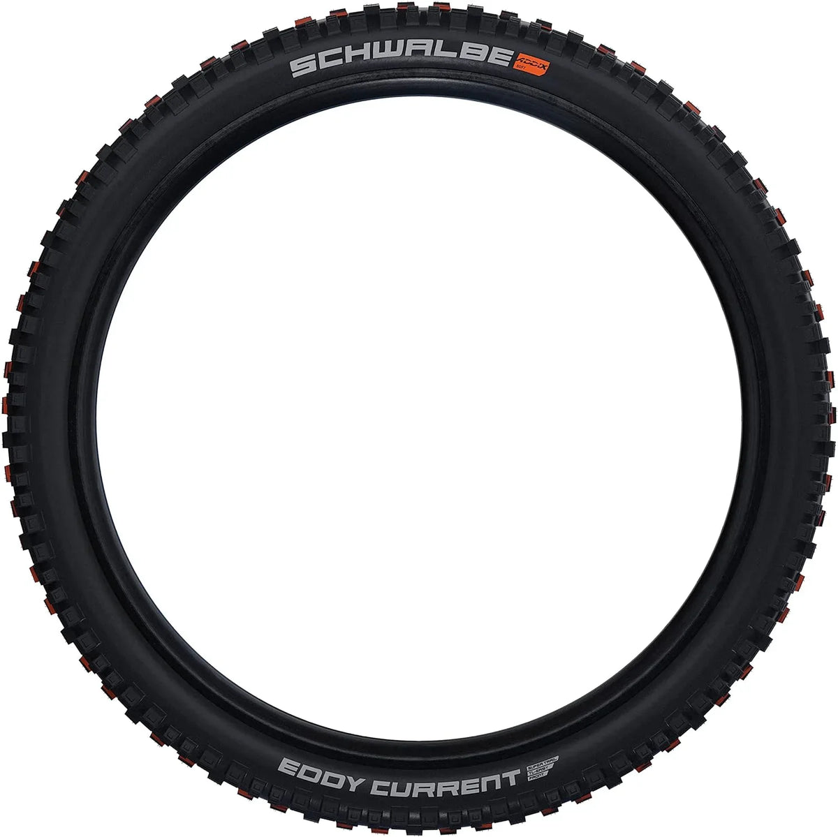 Eddy Current EMTB/MTB And Enduro Tubeless Folding Front Cycle Tire | Multiple Sizes | Evolution, Super Trail, Addix Soft | Black