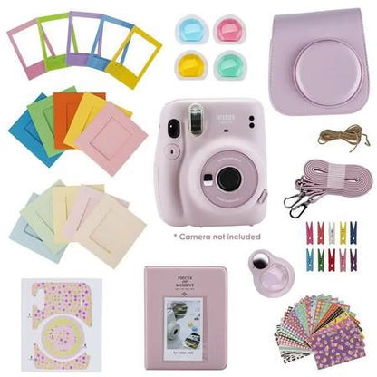 FujiFilm Instax Mini 11 Accessory Kit - Blush Pink (Camera Not Included)