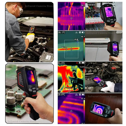 Guide PC210 Thermal Camera Infrared Thermal Imager for PCB Circuit HVAC Inspection Electrical Car Repair Thermographic Camera
