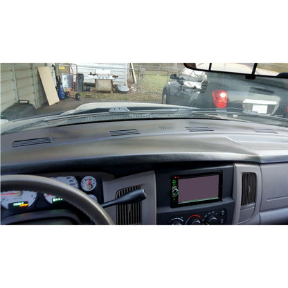Kojem Dashboard Cover for 2002 2003 2004 2005 Dodge Ram 1500 2500 3500 Molded Dash Pad Board Cover Skin Cap Protector Overlay Black