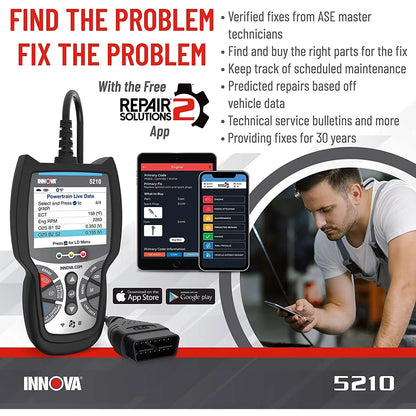 INNOVA 5210 CarScan Advisor Bluetooth Code Reader Automotive Diagnostic Tool