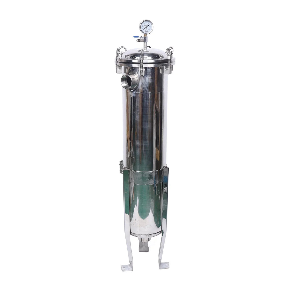High Pressure Bag Filter Housing 2in NPT In/Out Stainless Steel 150PSI