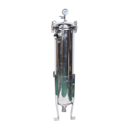 High Pressure Bag Filter Housing 2in NPT In/Out Stainless Steel 150PSI