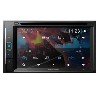 KIT4835 Bundle for 2002-2004 Oldsmobile Bravada W/ Pioneer AVH-241EX Double DIN Car Stereo with Bluetooth/Backup Camera/Installation Kit/in-Dash DVD/CD AM/FM 6.2" Touchscreen Digital Media Receiver