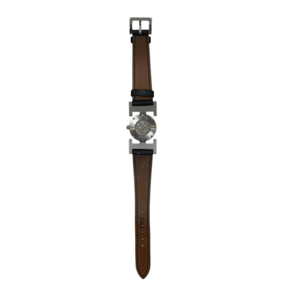 Pre-Owned HERMES Hermes paprika ladies quartz watch SS PA1.210 (Good)