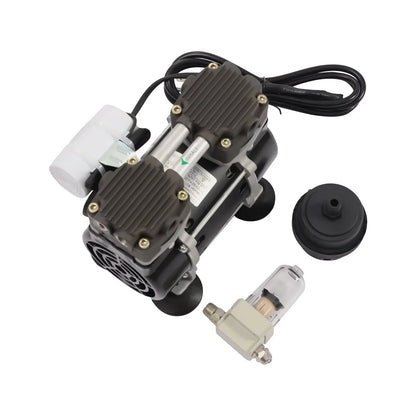95kpa Industrial Oilless Diaphragm Vacuum Pump Oil Free Vacuum Pump+Air Filter