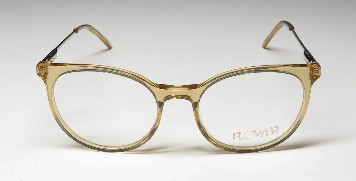 FLOWER 6048 AZALEA CLASSIC SHAPE WOMENS DESIGNER FULL-RIM EYEGLASS FRAME/EYEWEAR