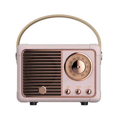 Outdoor Portable Mini Cute Creative Retro Radio High Quality Smart Speaker Wireless Card Subwoofer Music Box