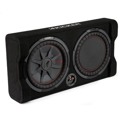 Kicker 48TRTP122 Down-Firing 12" CompRT 2-Ohm Subwoofer Enclosure