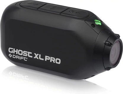 Drift Ghost XL Pro 4K Action Camera, Image Stabilization 4 Hour Battery Life Waterproof Camera 140 Degree Wide Angle Support External Mic