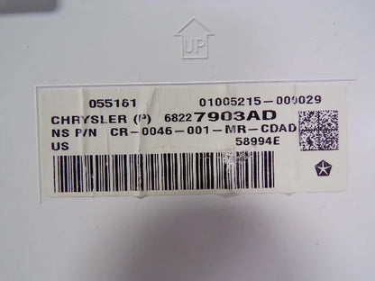Pre-Owned 17 Chrysler Pacifica Speedometer Speedo Cluster 45k Miles OEM LKQ (Good)