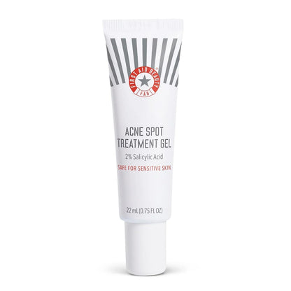 First Aid Beauty FAB Pharma BHA Acne Spot Treatment Gel 2% Salicylic Acid, Treatment for Breakouts, Whiteheads, Blackheads and Acne Blemishes