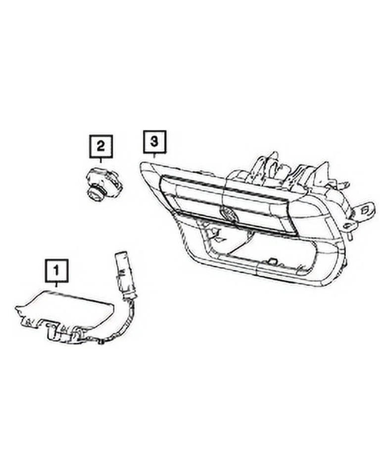 New Genuine Mopar Camera OE 68414414AA