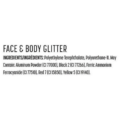 NYX Professional Makeup Face & Body Glitter, Violet 0.08 oz Pack of 2