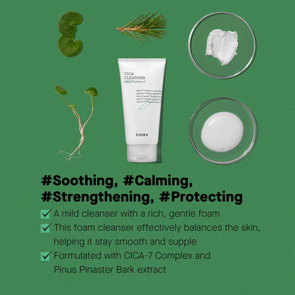 Cosrx Pure Fit Cica Cleanser, 5.07 Fl.Oz / 150Ml | Centella | Cruelty Free.