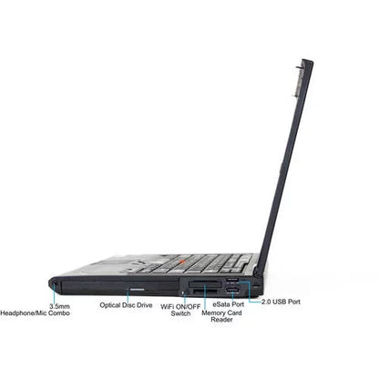Lenovo ThinkPad T420 14.1 Inch Laptop i5 2.50 GHz 8GB 128 GB HDD Windows 10 Pro (Used)