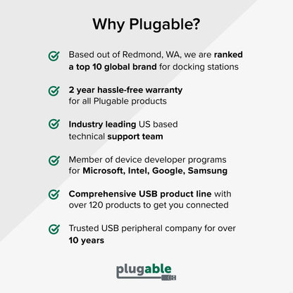 Plugable 8-in-1 USB C Docking Station for iPad with Stand, 100W Pass-through Charging USB-C Hub, 1x HDMI, 2x USB, Audio, and SD, Compatible with Windows, iPadOS, USB-C Phones, and Tablets
