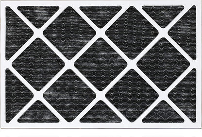 Filterbuy 18x24x1 MERV 8 Odor Eliminator Pleated HVAC AC Furnace Air Filters with Activated Carbon (6-Pack)