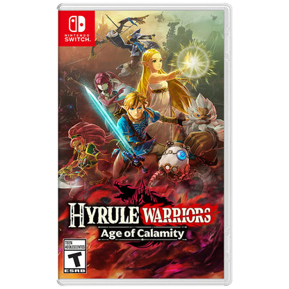 Hyrule Warriors: Age of Calamity with 12 Game Caddy for Nintendo Switch