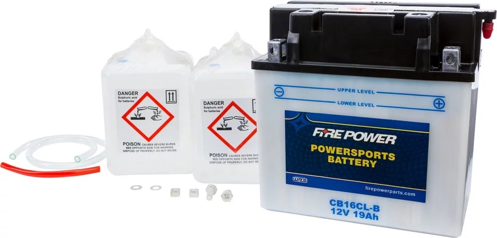 Fire Power Battery W/ACID CB16CL-B Compatible With Yamaha SuperJet (SJ700) 1994-2017